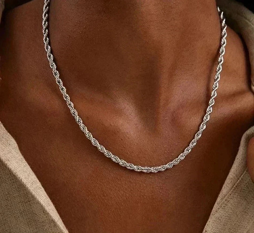 4mm diamond cut solid 925 - 4mm,
